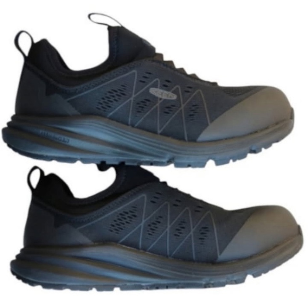 Black and Gray Athletic Shoes